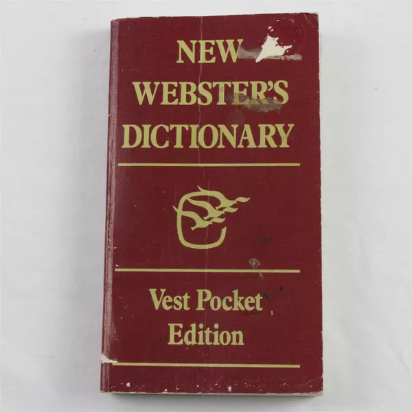 New Websters Dictionary Vest Pocket Edition 1977