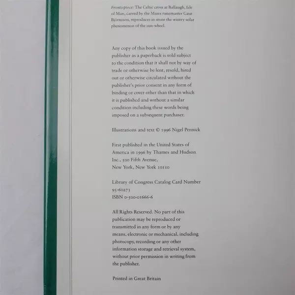 Celtic Sacred Landscapes By Nigel Pennick HC