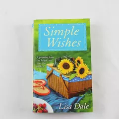Signed Copy Simple Wishes Paperback by Lisa Dale Good Pre-Owned Condition