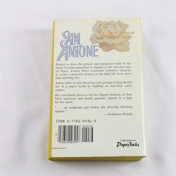 San Antone Paperback by V. J. Banis Good Pre-Owned Condition Novel