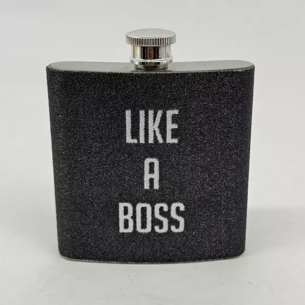 6 Ounce Stainless Steel Hip Flask Like A Boss