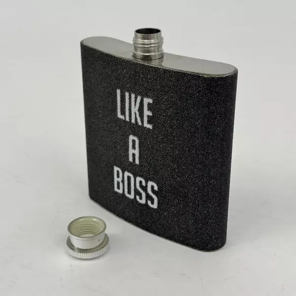 6 Ounce Stainless Steel Hip Flask Like A Boss
