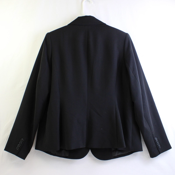 Worthington Solid Black Blazer Women's Size 18W