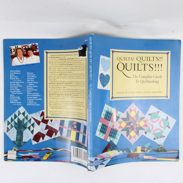 Quilts! Quilts!! Quilts!!! by Diana McClun & Laura Nownes 1988 Paperback Signed