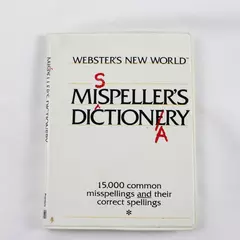 Mis(s)peller's Dictione(a)ry Webster's New World Paper Back 1983
