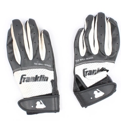 Franklin Sports Youth Tee Ball Flex Series Batting Gloves Black/White Youth