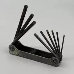 Vintage Folding Uni-Key Allen Wrench Eklind T&M Co Chicago USA #91