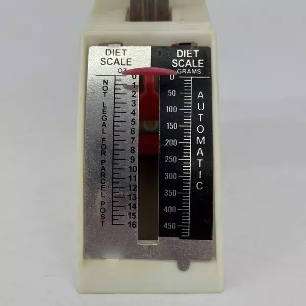 Vintage Ekco Diet Scale Measures In Ounces And Grams