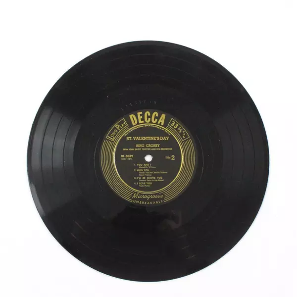 Bing Crosby St Valentine's Day Decca Rec. Stereo Holiday Vocals