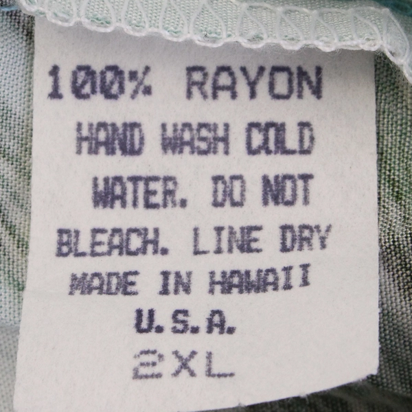 Paradise Bay Multicolor Short Sleeve Hawaiian/Aloha Button Up Shirt Mens 2XL