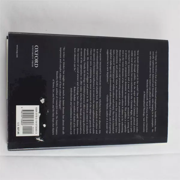 To Change the World: The Irony, Tragedy & Possibility of Christianity Book