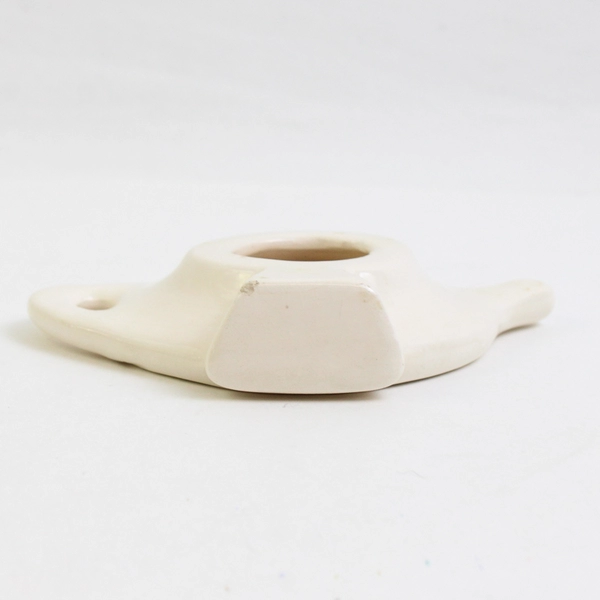 Unbranded Ceramic Small Tea Pot Trinket Tray Rose Print 4.25" x 3.5"