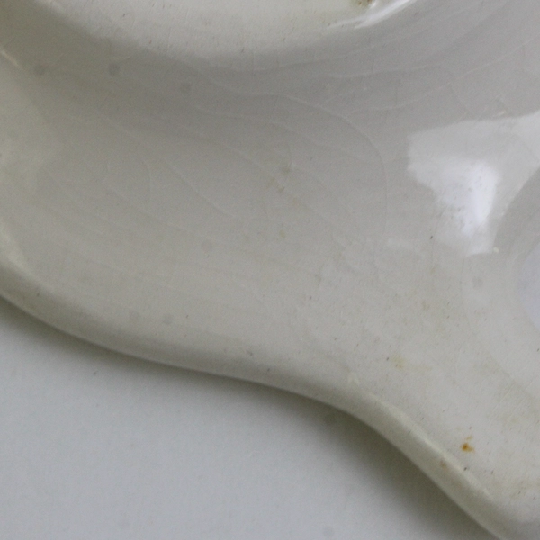 Unbranded Ceramic Small Tea Pot Trinket Tray Rose Print 4.25" x 3.5"