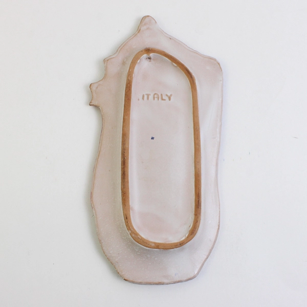 Unbranded Tea Pot Shaped Ceramic Spoon Rest Italian Made