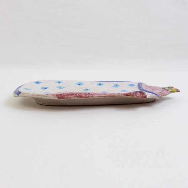 Unbranded Tea Pot Shaped Ceramic Spoon Rest Italian Made