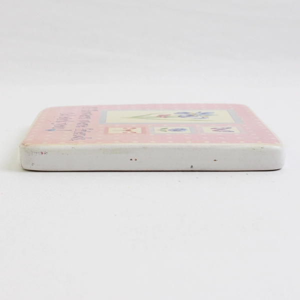 Unbranded "If You Were A Flower, I'd Pick You!" Decorative Ceramic Wall Tile