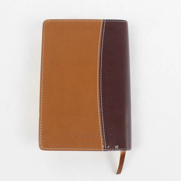 NIV Thinline Reference Bible Compact Zondervan Italian Duo-Tone Tan/Black 2006