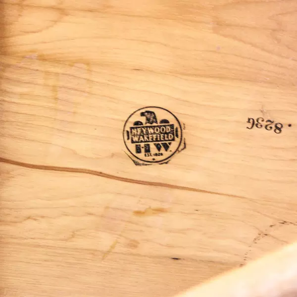 Heywood Wakefield Bamboo End Table and 2 Chairs Set Vintage Mid Century Modern