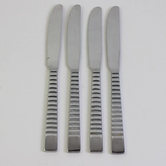 Lot Of 4 Libbey LYF5 (Stainless) Flatware Dinner Knives 8.75" Long