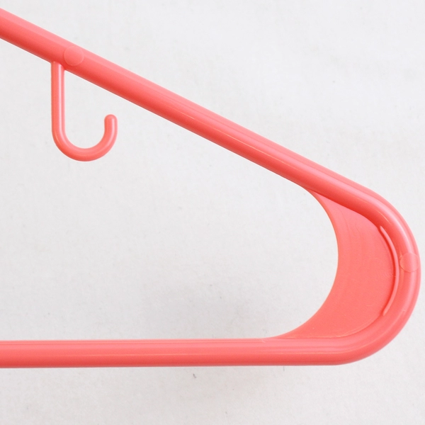 Lot of 10 Shades of Pink Tubular Clothing Hangers