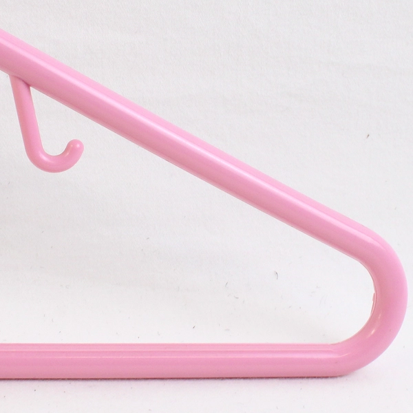 Lot of 10 Pink Hues Plastic Clothing Hangers