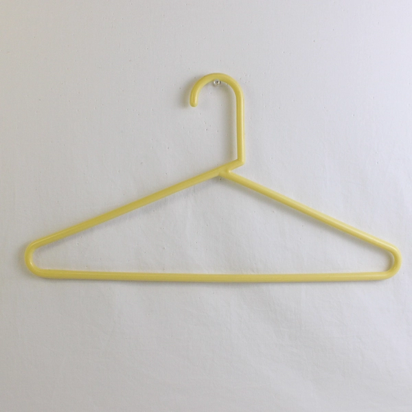 Lot of 10 Various Shades of Yellow Plastic Clothing Hangers