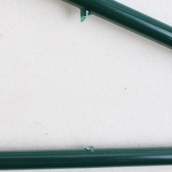 Lot of 10 Dark Green Tubular Clothing Hangers