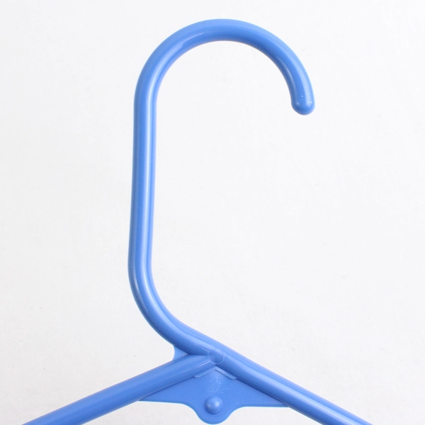 Lot of 10 Merrick Blue Notched Plastic Clothing Hangers