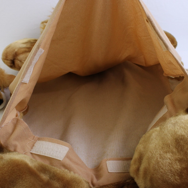 Oriental Trading Co Kids Stuffed Lion Pillow Cover Plush 17x36 Soft