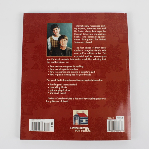 Leisure Arts Quilter's Complete Guide Marianne Fons & Liz Porter 2009 Revised PB