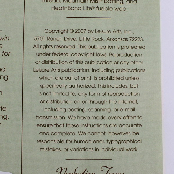 Learn to Machine Quilt with Pat Sloan 2007 Paperback Leisure Arts Inc.