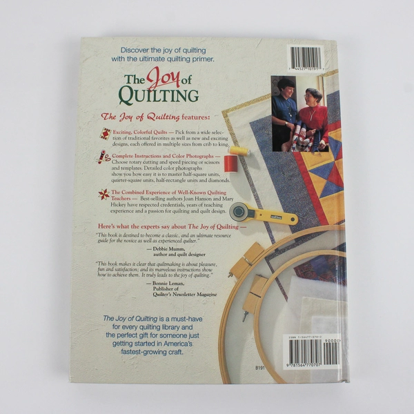 The Joy of Quilting by Joan Hanson & Mary HIckey 1995 Hardcover