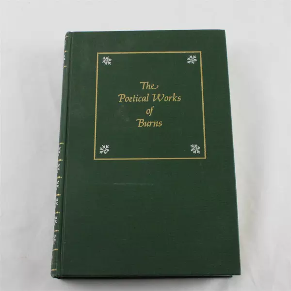 The Poetical Works of Burns Hardcover Vintage 1974 Poetry Book