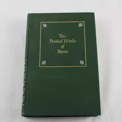 The Poetical Works of Burns Hardcover Vintage 1974 Poetry Book