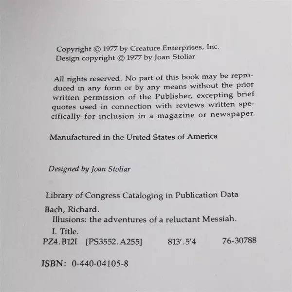 Illusions Adventures of a Reluctant Messiah Spiritual Growth Book Richard Bach