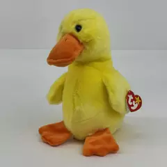 1998 Ty Quackers 10 Inch Beanie Baby Plush Retired