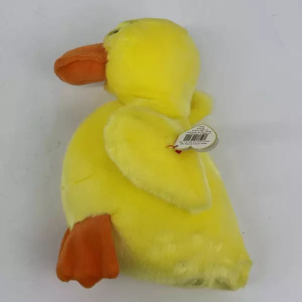 1998 Ty Quackers 10 Inch Beanie Baby Plush Retired