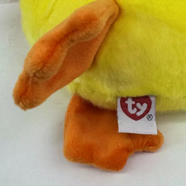 1998 Ty Quackers 10 Inch Beanie Baby Plush Retired