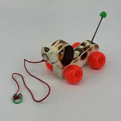 Vintage 1965 Fisher Price Little Snoopy Pull Toy 2034