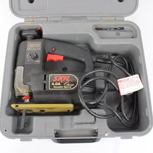 Vintage Skil Classic 4470 Speed Electric Jigsaw Tool Woodworking Power Saw