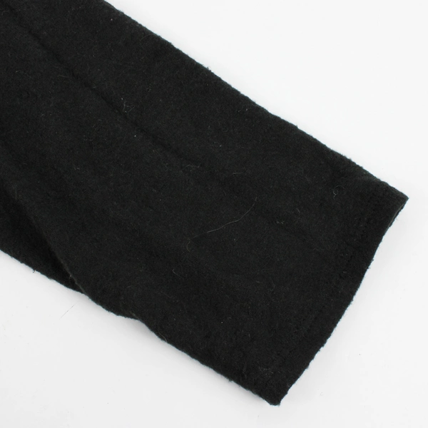 A. Gain Black and White Stripe Floral Pattern V-Neck Sweater Women's Medium