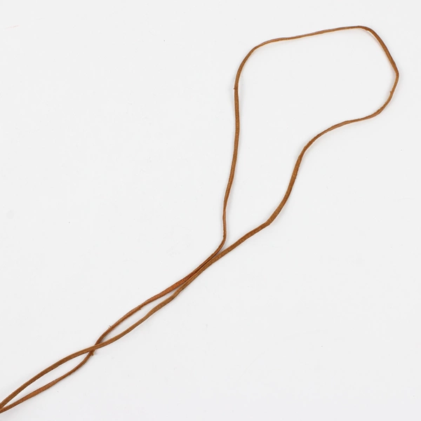 Handmade Carved Pottery Medallion Pendant Necklace 18"