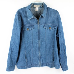 Draper's & Damon's Blue Full-Zip Denim Jacket Women's XL