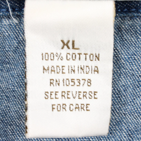 Draper's & Damon's Blue Full-Zip Denim Jacket Women's XL