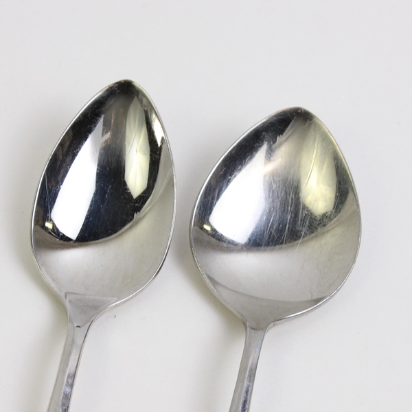 Lot Of 5 Oneida Silver Woodmere (Stainless) Flatware 3 Sugar Spoons 2 Teaspoons