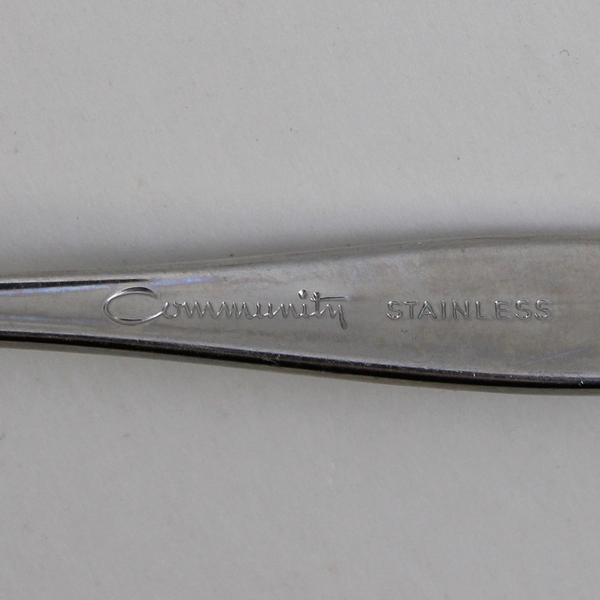 Lot Of 5 Oneida Silver Woodmere (Stainless) Flatware 3 Sugar Spoons 2 Teaspoons