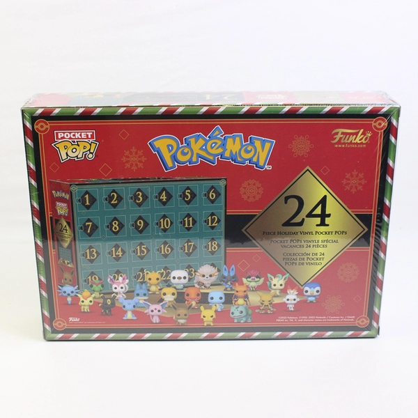 2023 Funko Holiday Advent Calendar Pokemon Pocket Pop With 24 Vinyl Figures NIB