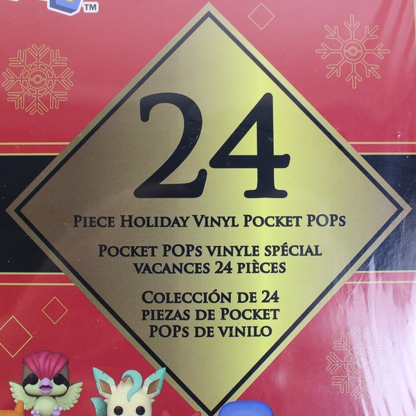 2023 Funko Holiday Advent Calendar Pokemon Pocket Pop With 24 Vinyl Figures NIB