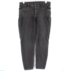 Tahari Women's 6/28 Black Skinny Stretch Jeans