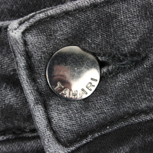 Tahari Women's 6/28 Black Skinny Stretch Jeans